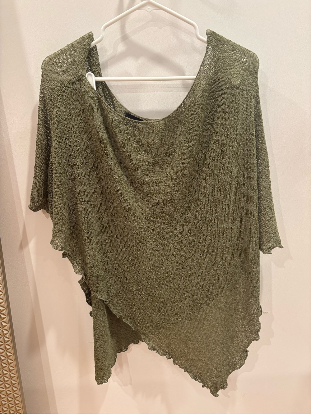 ASOS Olive Green Knit Poncho